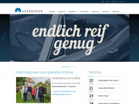 auerehuus.ch Webseite Vorschau