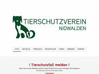 tierschutz-nw.ch Webseite Vorschau