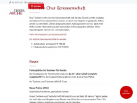 tierheim-chur.ch Webseite Vorschau
