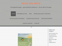 neue-balance.ch Webseite Vorschau