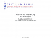 zeitundraum.ch Webseite Vorschau