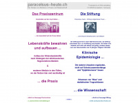 paracelsus-heute.ch Webseite Vorschau