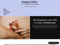 hofer-tcm.ch Webseite Vorschau