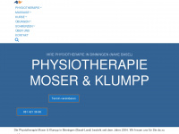 physiotherapie-binningen.ch Webseite Vorschau