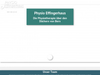 physioeffingerhaus.ch Webseite Vorschau