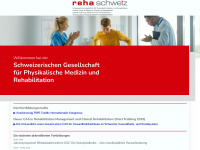 reha-schweiz.ch Webseite Vorschau
