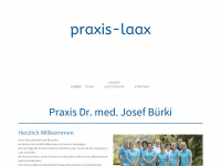 praxis-laax.ch Webseite Vorschau