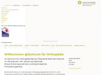 orthopaedie-berner-oberland.ch Webseite Vorschau