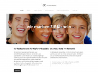 die-zahnspange.ch Webseite Vorschau