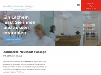 znp.ch Webseite Vorschau