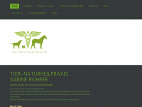 tier-naturheilpraxis.ch Webseite Vorschau