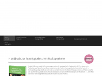 handbuchzurstallapotheke.ch Webseite Vorschau
