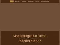 tier-kinesiologie-merkle.ch Webseite Vorschau