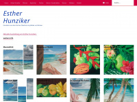 hunziker-art.ch Webseite Vorschau