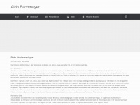 bachmayer.ch Webseite Vorschau