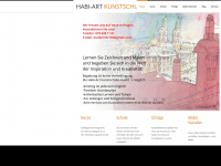 habi-art.ch Webseite Vorschau