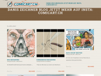 comicart.ch Webseite Vorschau