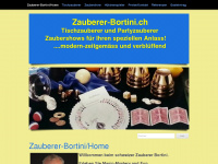 zauberer-bortini.ch Webseite Vorschau