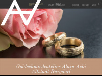 goldschmied-aebi.ch Webseite Vorschau