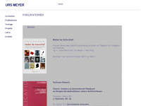 ursmeyer.ch Webseite Vorschau