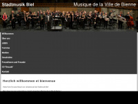 stadtmusikbiel.ch Webseite Vorschau