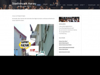 stadtmusik-aarau.ch Webseite Vorschau