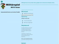 militaerspiel-uster.ch Webseite Vorschau