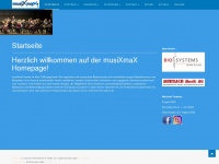 musixmax.ch Webseite Vorschau