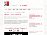 stadtmusik-frauenfeld.ch Webseite Vorschau