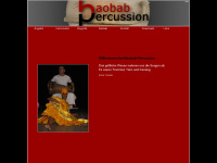 baobab-percussion.ch Webseite Vorschau