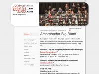 ambassadorbigband.ch Webseite Vorschau