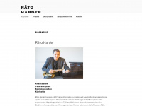 raetoharder.ch Webseite Vorschau