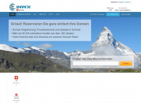 inwx.ch Webseite Vorschau