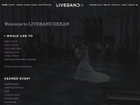 liveband.ch Webseite Vorschau