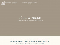 jwiniger.ch Webseite Vorschau