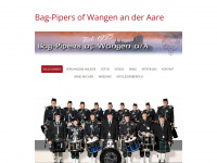 bag-pipers.ch Webseite Vorschau