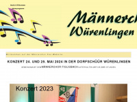 maennerchor-wuerenlingen.ch Webseite Vorschau