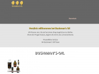 bushmans-oil.ch Webseite Vorschau