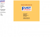 fustcomputer.ch Webseite Vorschau