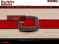 buckles-belts.ch Webseite Vorschau
