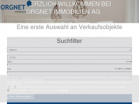 orgnet.ch Webseite Vorschau