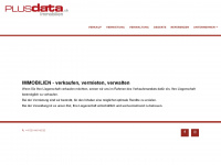 plusdata.ch Webseite Vorschau