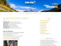 vinifini.ch Webseite Vorschau