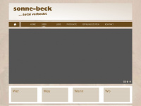 sonne-beck.ch Webseite Vorschau