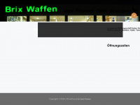 brixwaffen.ch Webseite Vorschau