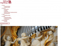 stiftung-orgelklang.de Webseite Vorschau