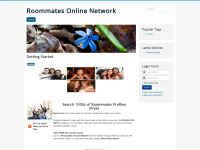 roommatesonline.net Webseite Vorschau