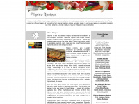 filipinofoodrecipes.net Webseite Vorschau