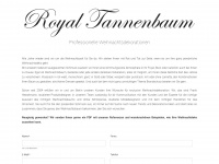royaltannenbaum.de Webseite Vorschau