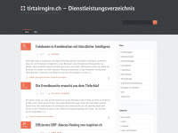 tirtairngire.ch Webseite Vorschau